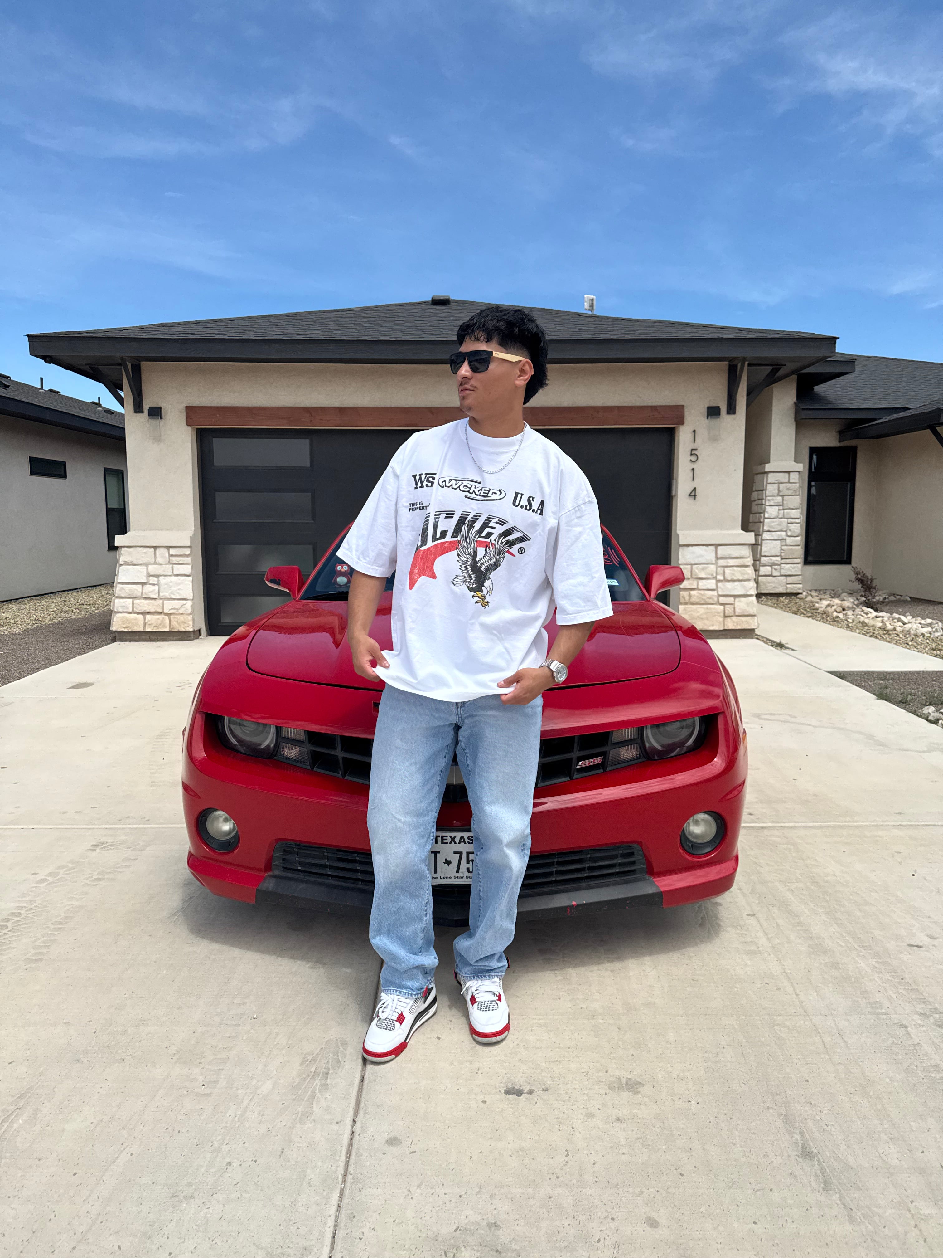 “Wcked Eagle” Oversized Tee
