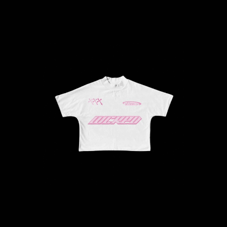 “Pink Cross” Crop Top